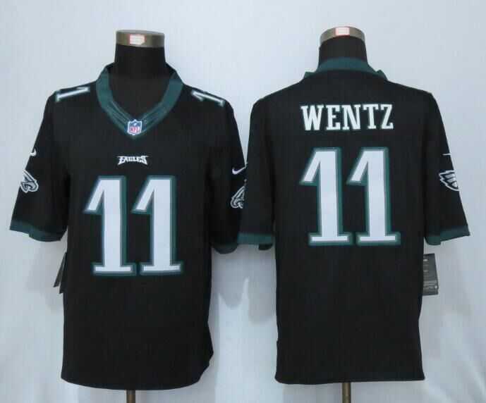 Nike Limited Philadelphia Eagles #11 Carson Wentz Black Alternate Men's Stitched NFL Jersey,We sell and wholesale Nike Limited Philadelphia Eagles #11 Carson Wentz Black Alternate Men's Stitched NFL Jersey on line form chian!